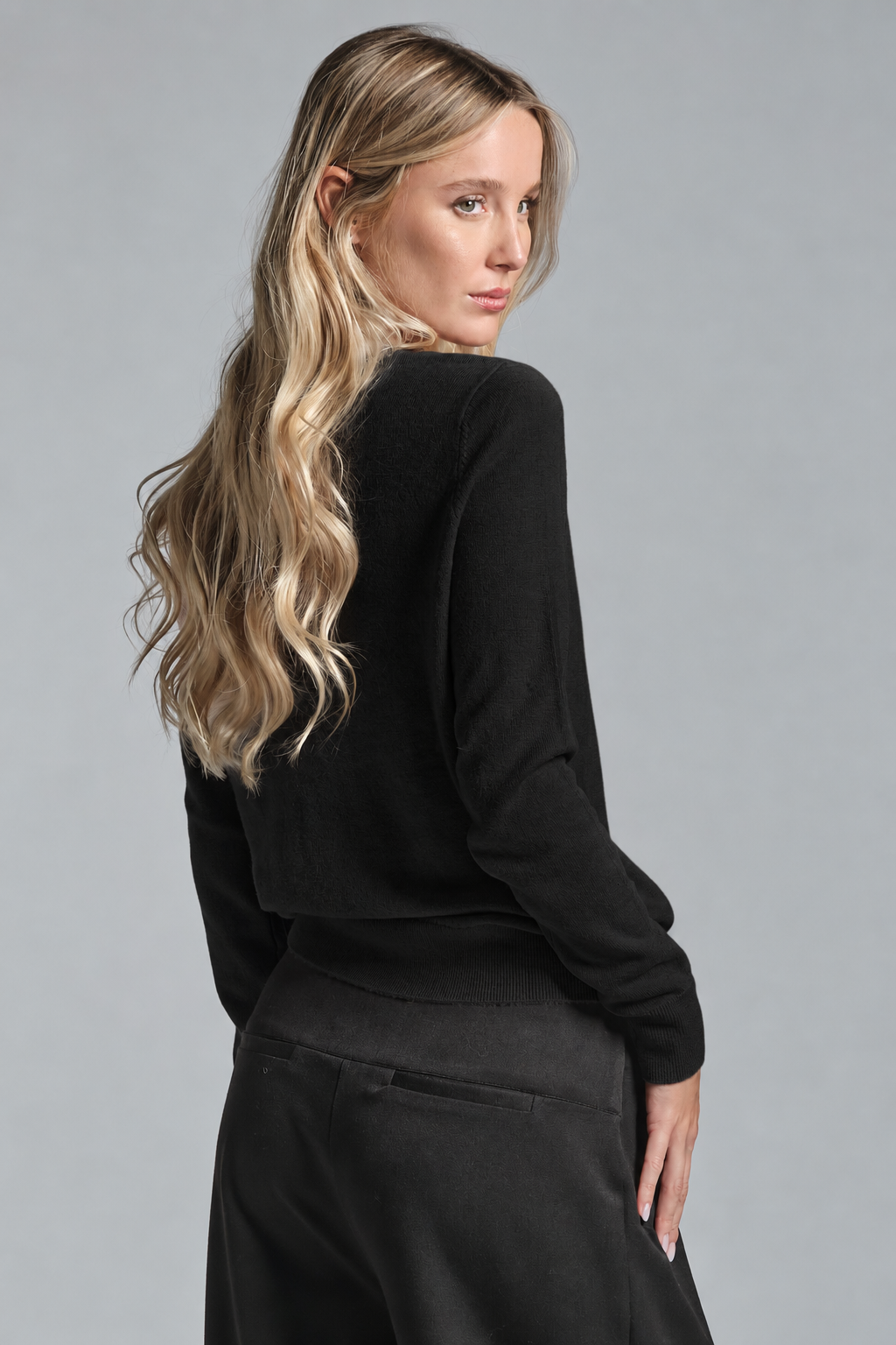 NICOLE SWEATER IN WOOL MERCERIZED
