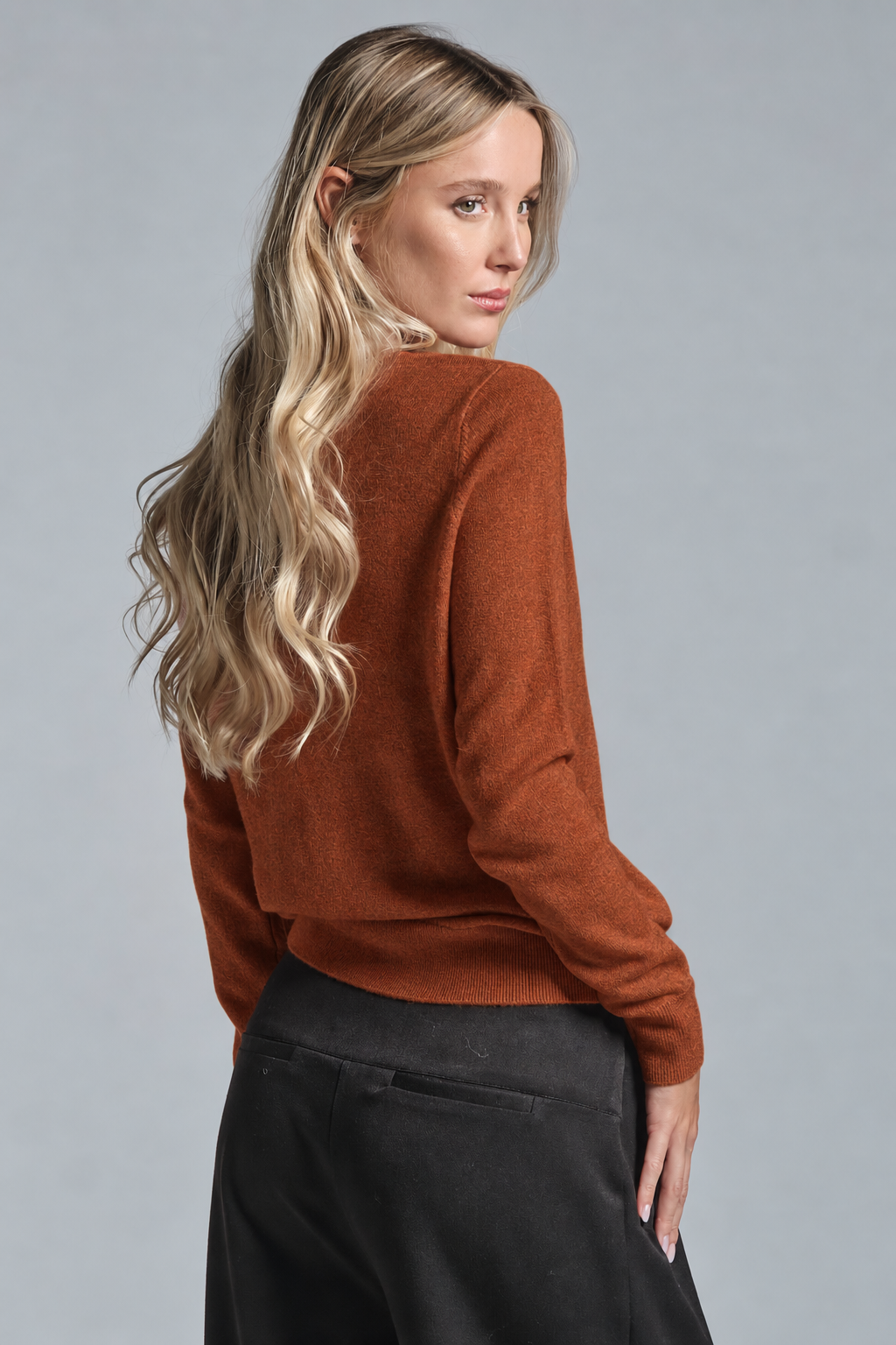 NICOLE SWEATER IN WOOL MERCERIZED