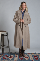 CLAIR LONG COAT IN MIXED WOOL