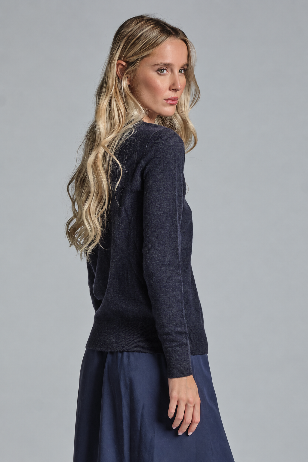 NICOLE SWEATER IN WOOL MERCERIZED