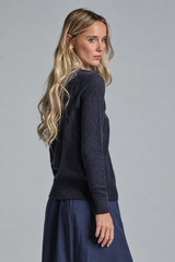 NICOLE SWEATER IN WOOL MERCERIZED