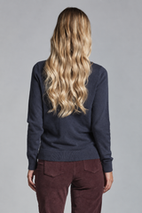 BERTA TURLE NECK IN WOOL MERCERIZED