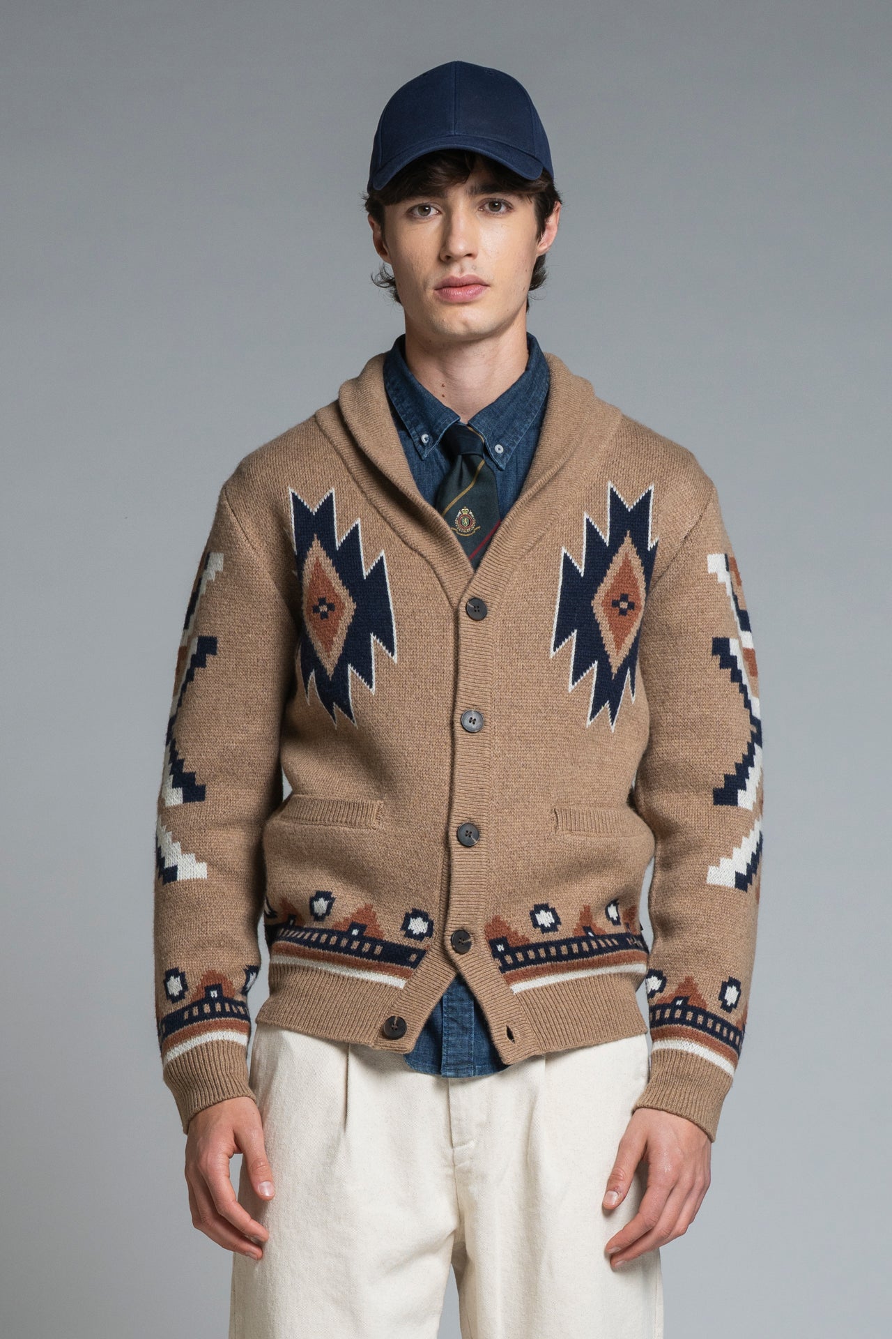SAWYER CARDIGAN IN BLEND WOOL