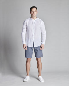 CAMICIA IN LINO COLLO CORANO