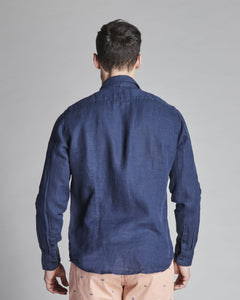 CAMICIA IN LINO COLLO FRANCESE