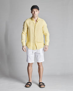 CAMICIA IN LINO COLLO FRANCESE