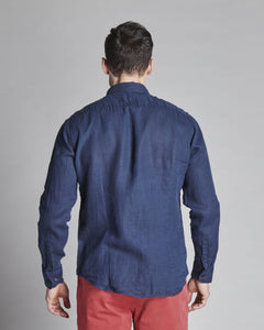 CAMICIA IN LINO BUTTON DOWN