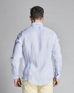 CAMICIA IN LINO BUTTON DOWN