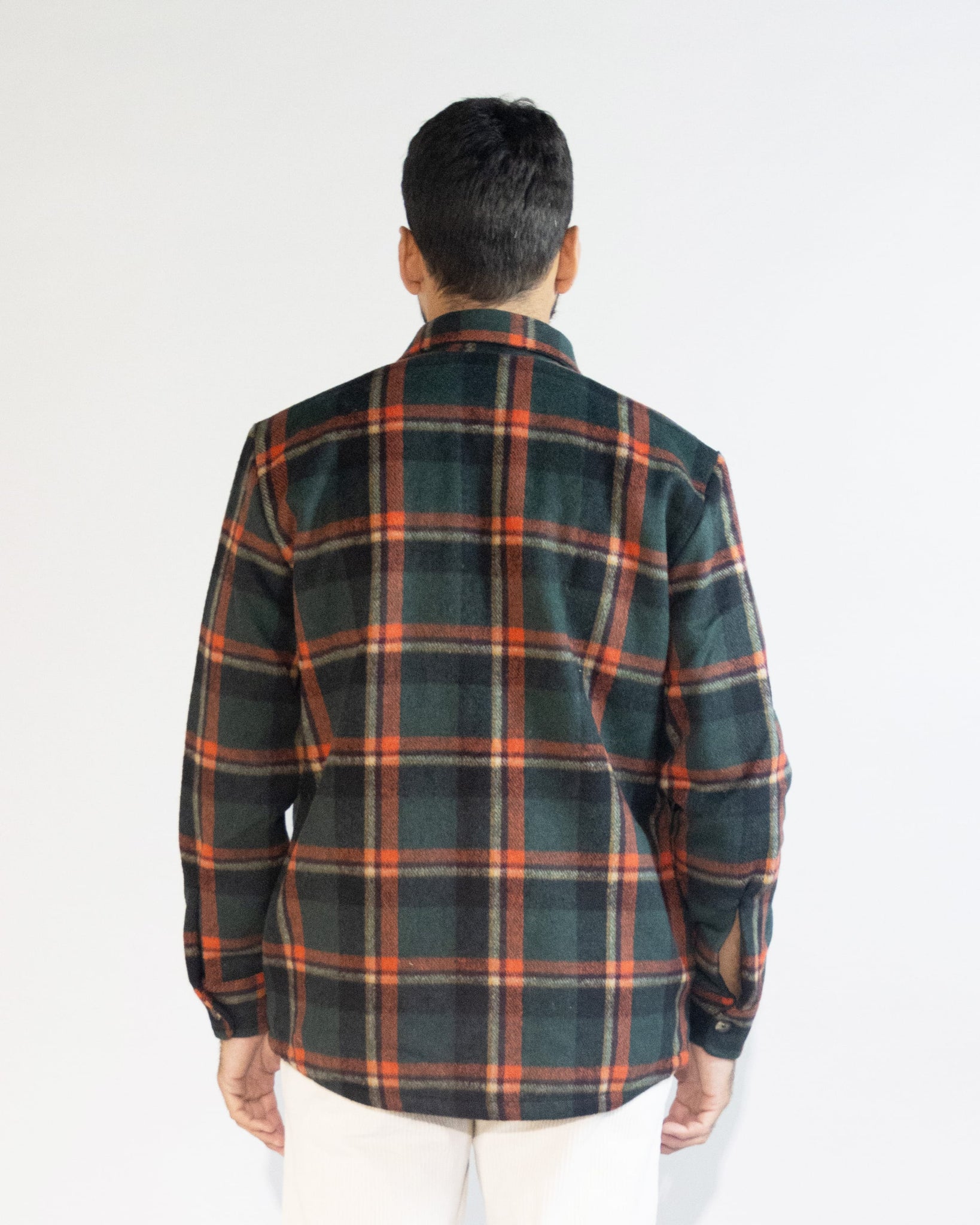 OVER SHIRT A QUADRI CON IMBOTTITURA