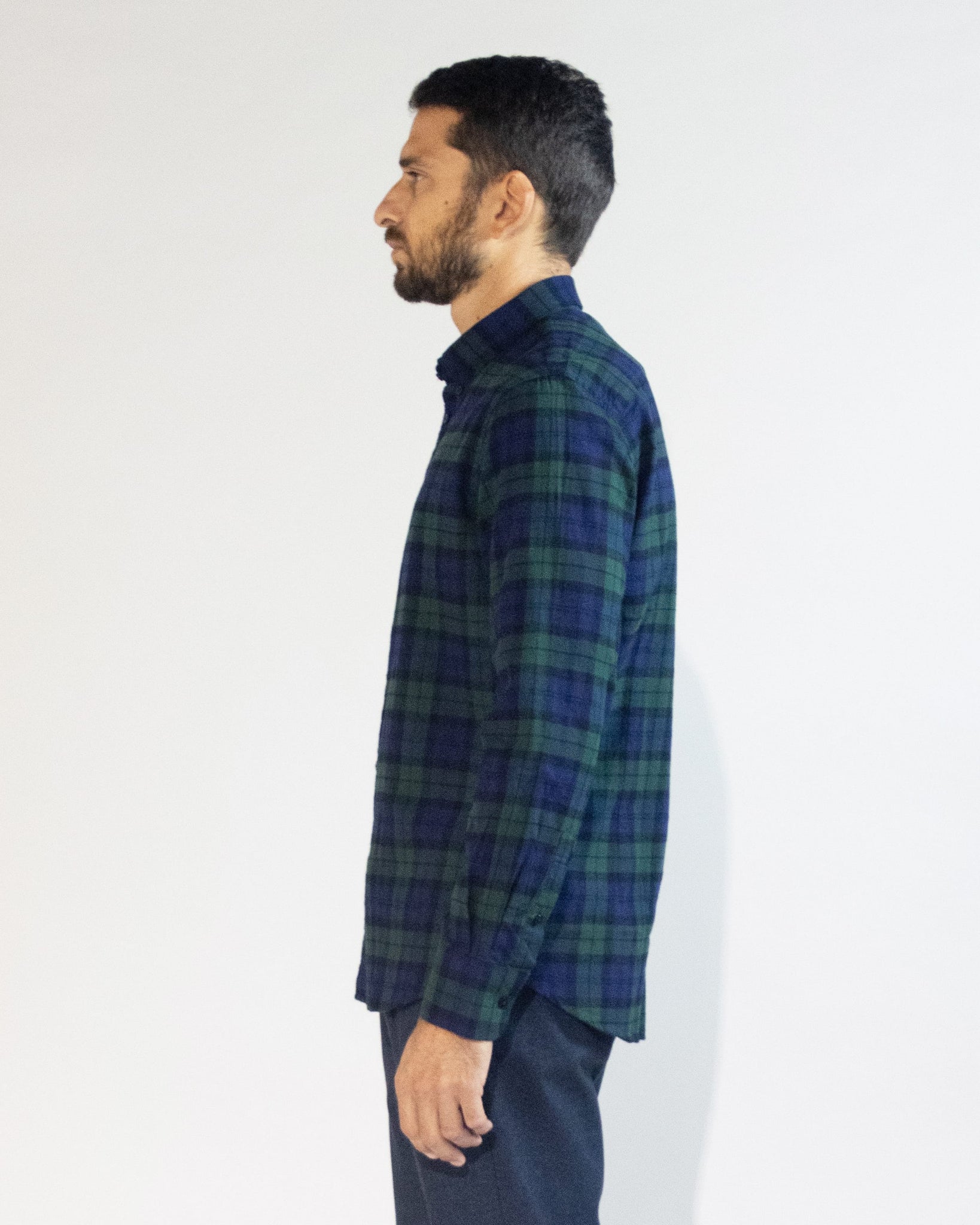 CAMICIA BUTTON DOWN A QUADRI