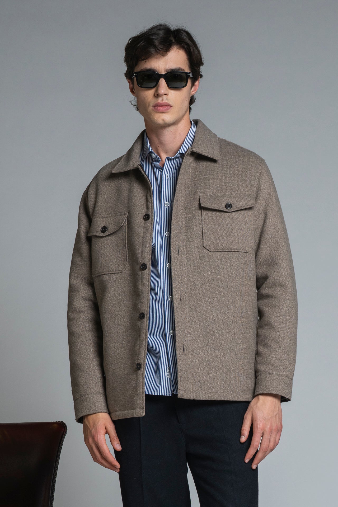 STAN OVERSHIRT IN POLYESTER