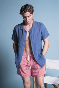 COSTUME WITH SEA EMBROIDERY