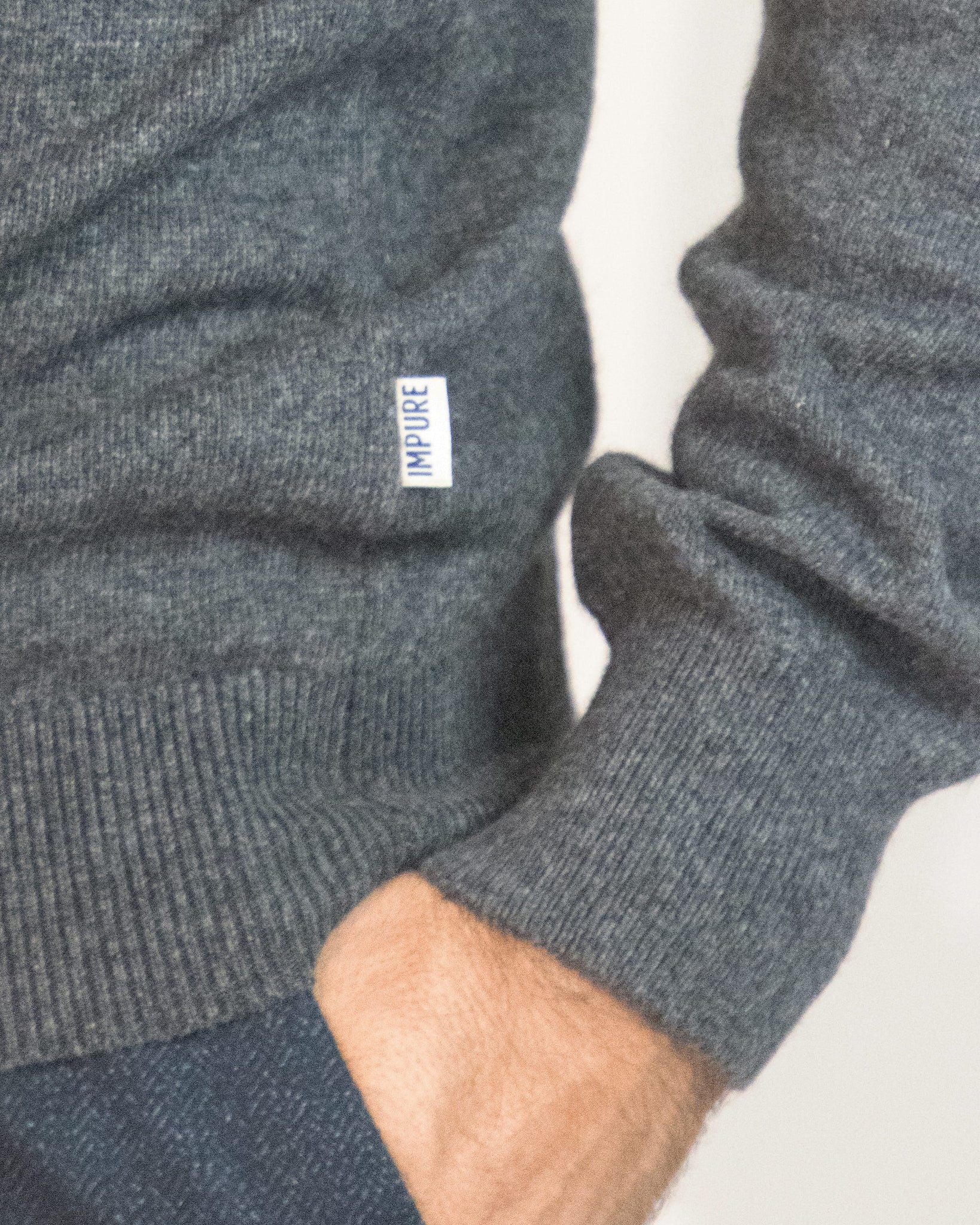 PULLOVER GIROCOLLO BLEND CASHMERE
