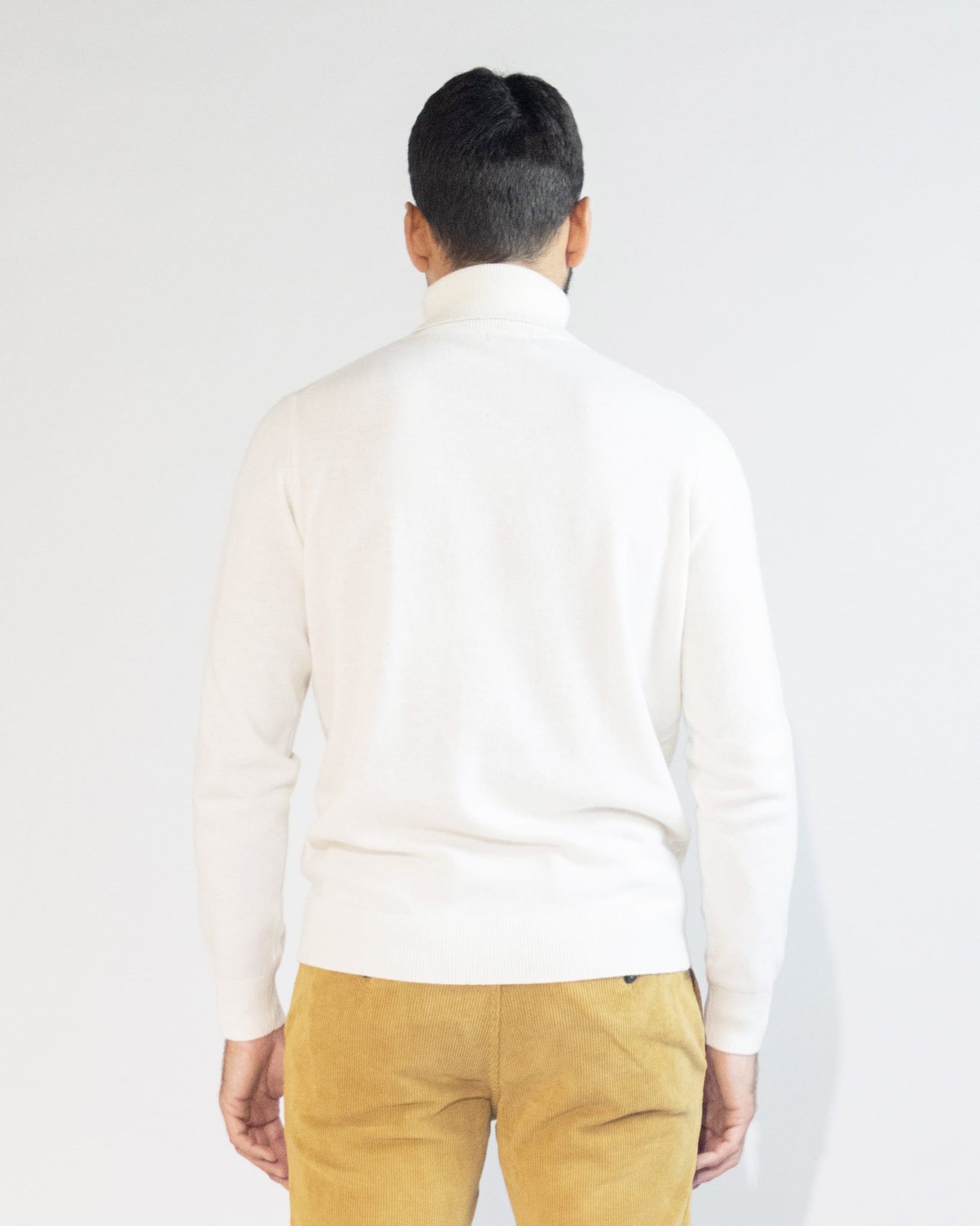 PULLOVER COLLO ALTO BLEND CASHMERE
