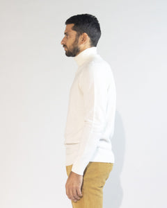 PULLOVER COLLO ALTO BLEND CASHMERE