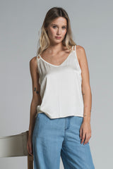 TARA TOP BRACES IN VISCOSE