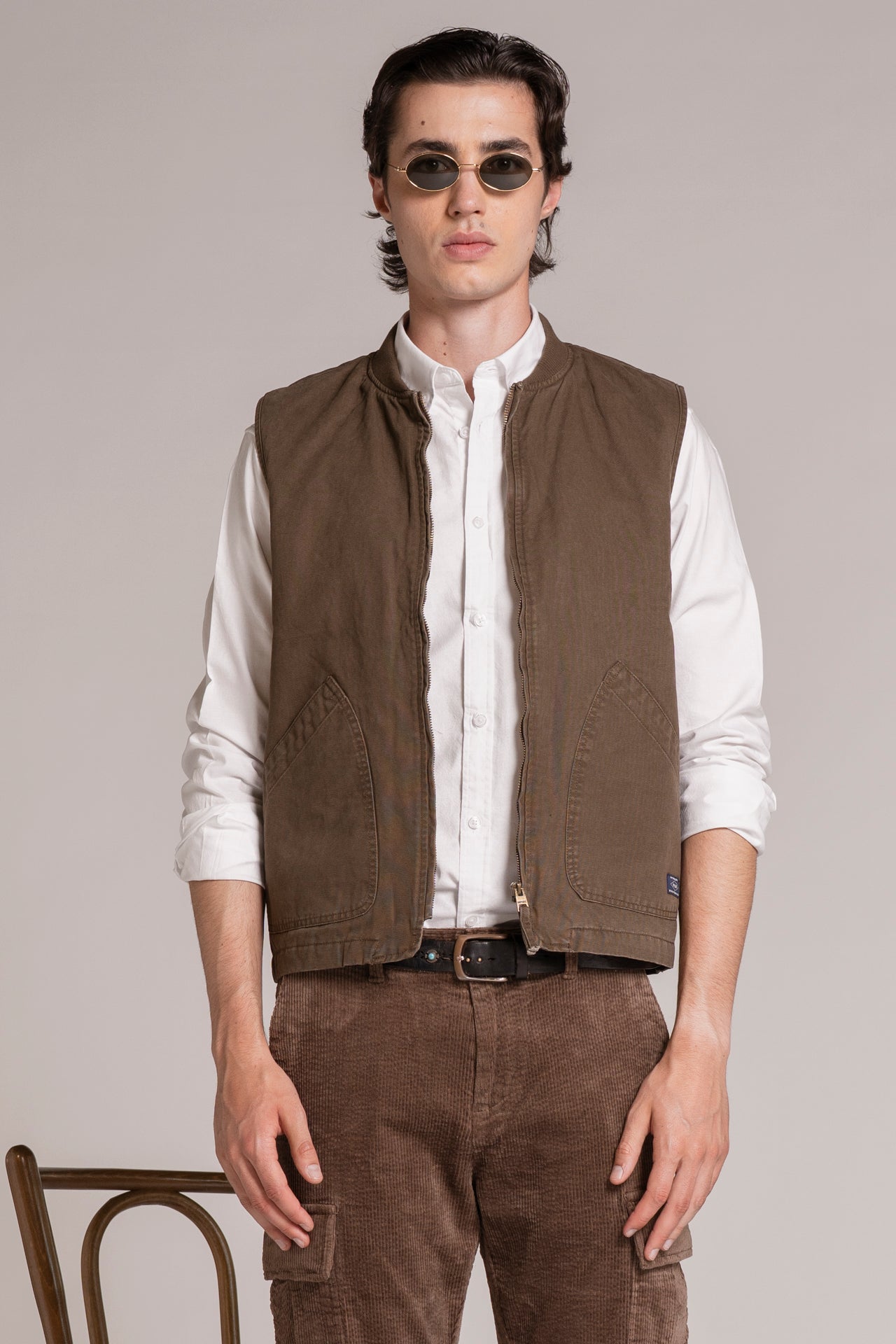 TERRY GILET IN CANVAS