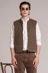TERRY GILET IN CANVAS