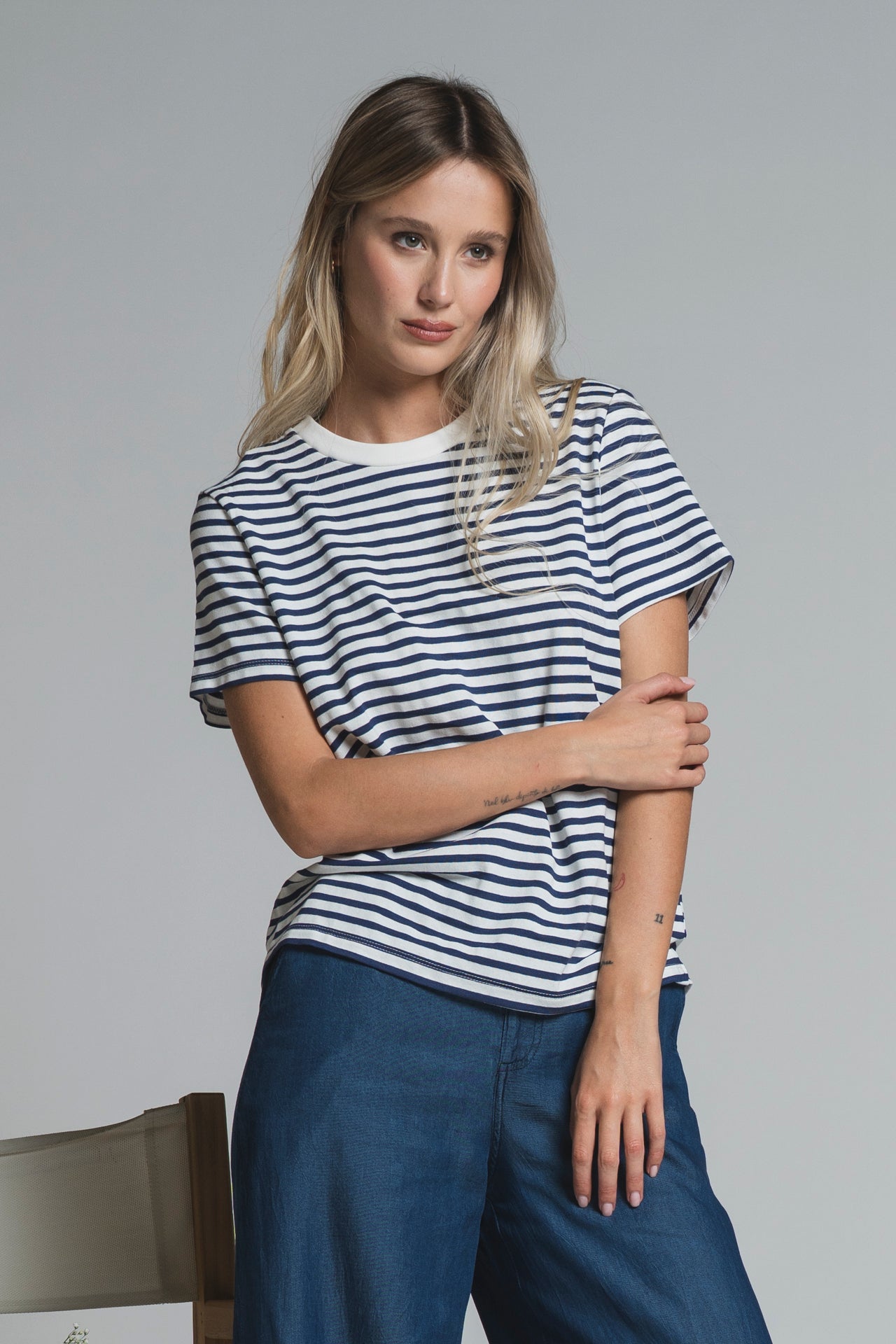 TILLIE TSHIRT REGULAR FIT IN MIXED  VISCOSE