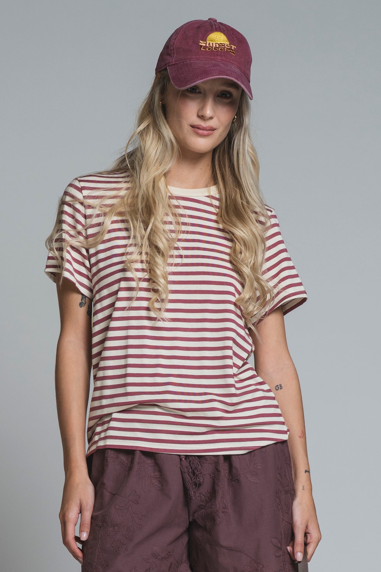 TILLIE TSHIRT REGULAR FIT IN MIXED  VISCOSE