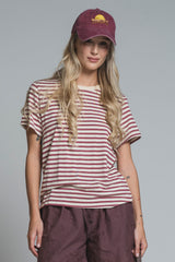 TILLIE TSHIRT REGULAR FIT IN MIXED  VISCOSE