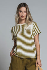 TILLIE TSHIRT REGULAR FIT IN MIXED  VISCOSE