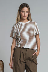 TILLIE TSHIRT REGULAR FIT IN MIXED  VISCOSE