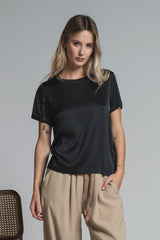 TITTY BLUSA IN SATIN