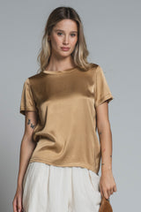 TITTY BLUSA IN SATIN