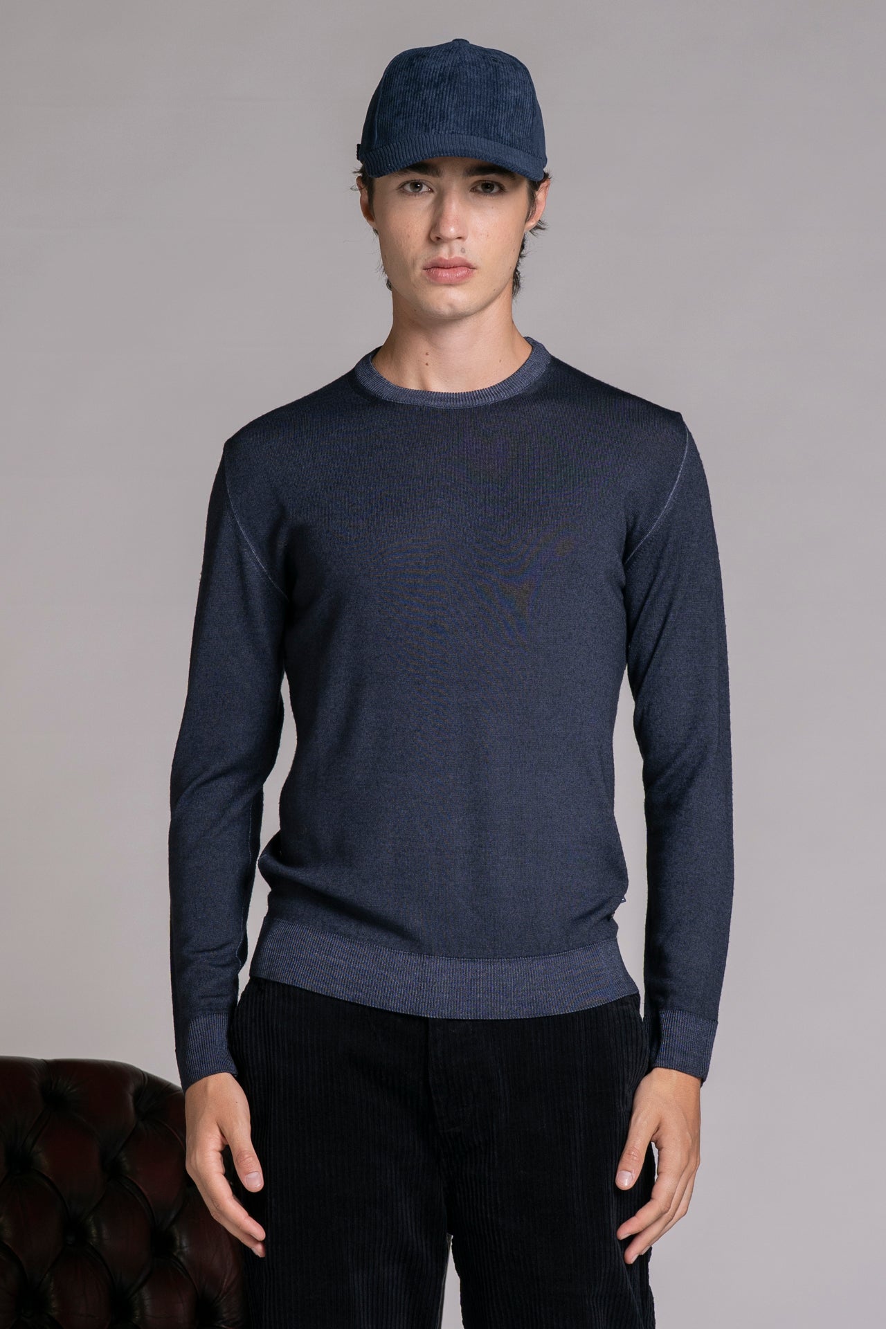 TRENT ROUND NECK IN MERINOS