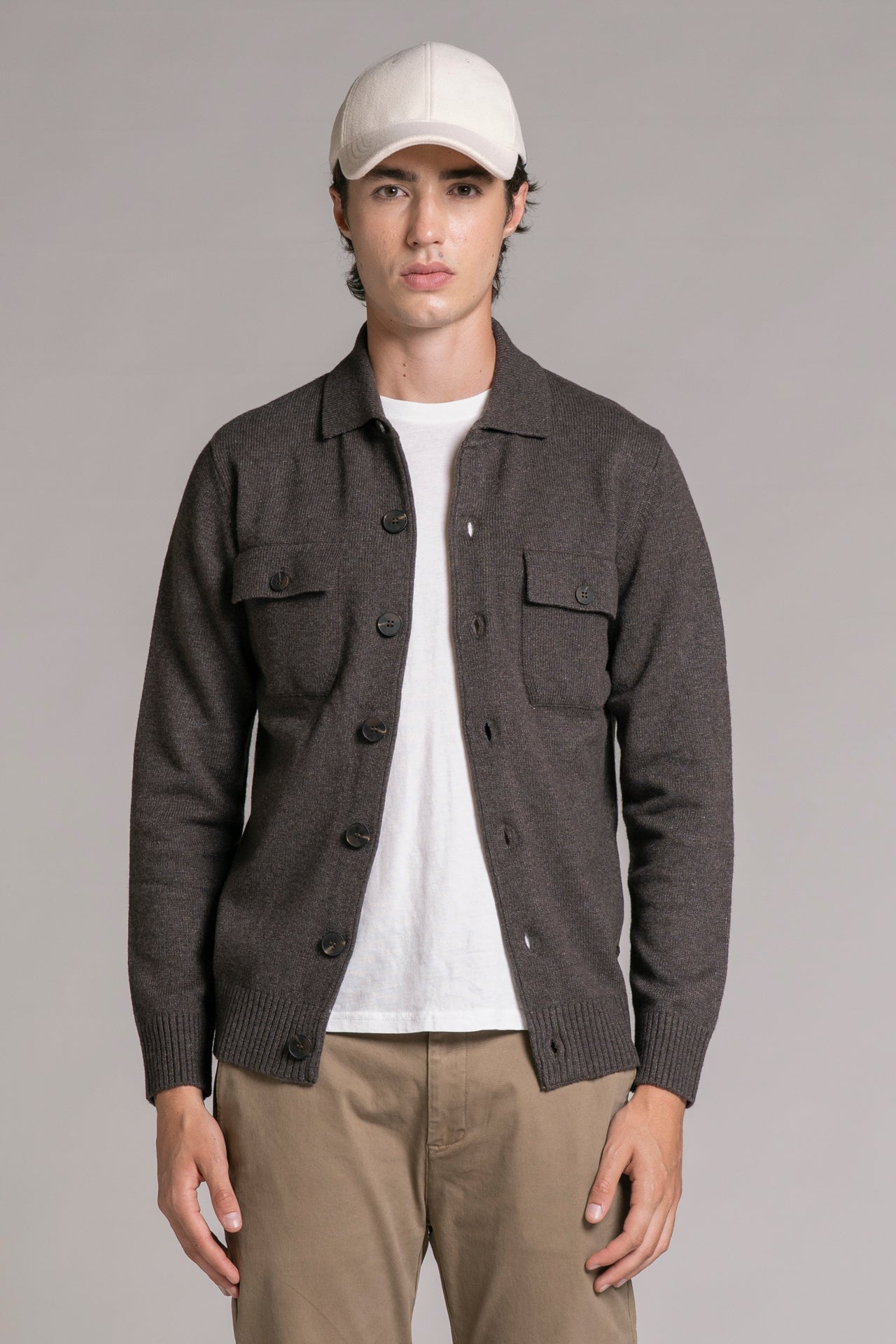 ZACK OVERSHIRT MIXED WOOL