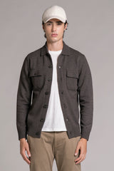 ZACK OVERSHIRT MIXED WOOL
