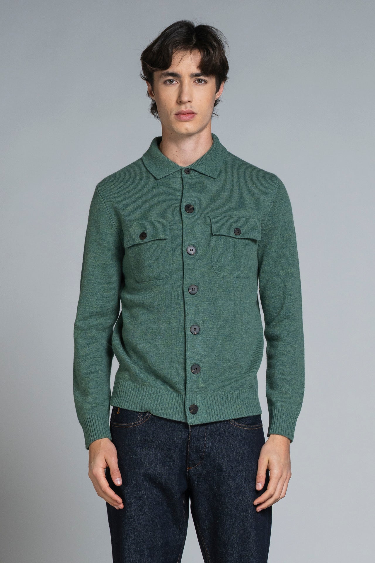 ZACK SHIRT IN LAMBSWOOL
