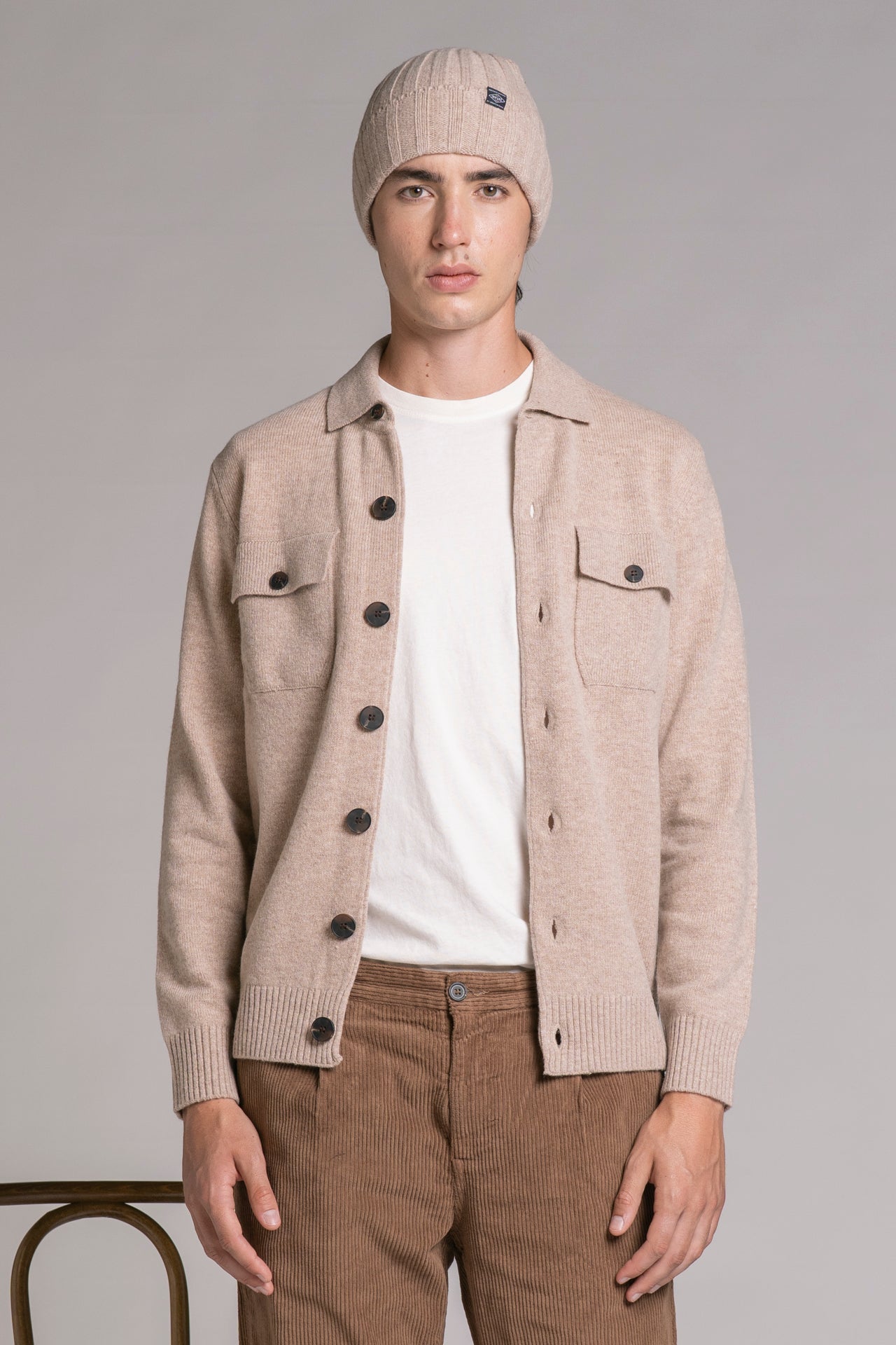 ZACK OVERSHIRT MIXED WOOL