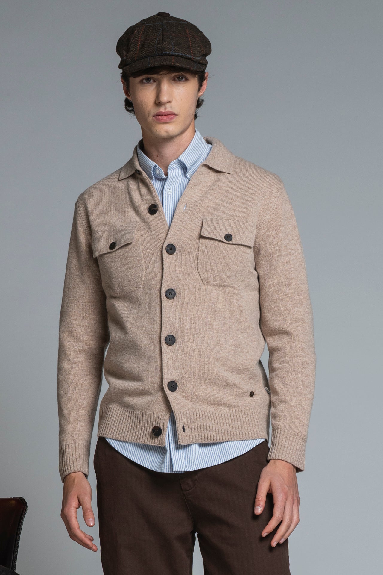 ZACK SHIRT IN LAMBSWOOL
