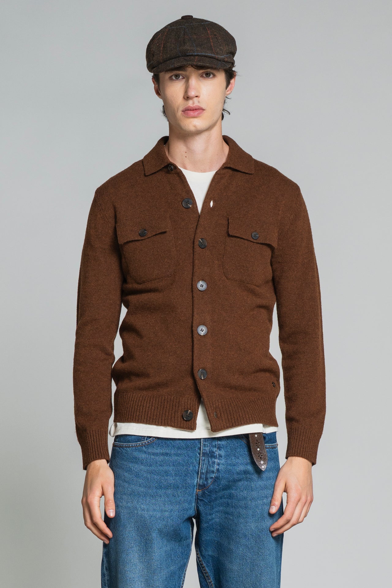 ZACK SHIRT IN LAMBSWOOL