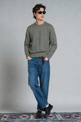 DUKE ROUND NECK IN MOULINE'