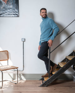 PULLOVER COLLO ALTO COSTA INGLESE