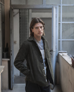OVERSHIRT VELLUTO A COSTE