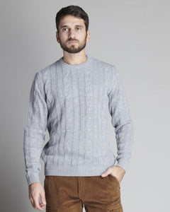 SWL1150 PULLOVER STRUTTURA TRECCE
