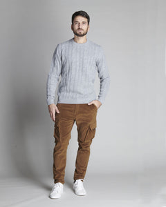 SWL1150 PULLOVER STRUTTURA TRECCE