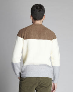 PULLOVER SOFT A RIGHE GRANDI