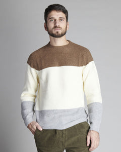 PULLOVER SOFT A RIGHE GRANDI