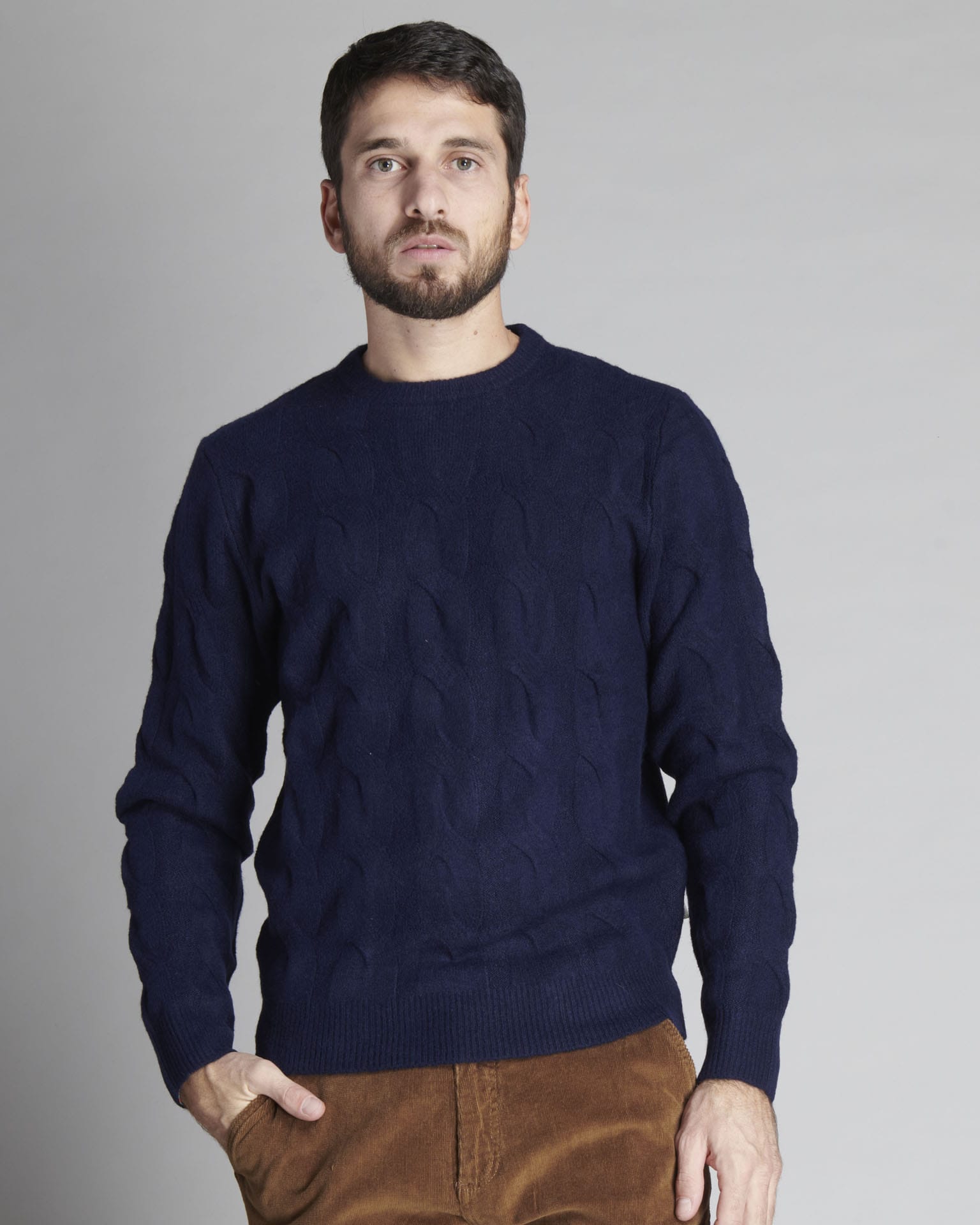 SWL1830 PULLOVER SOFT STRUTTURA TRECCE