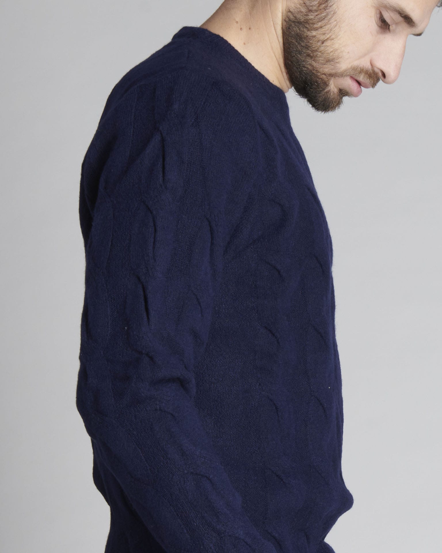 SWL1830 PULLOVER SOFT STRUTTURA TRECCE