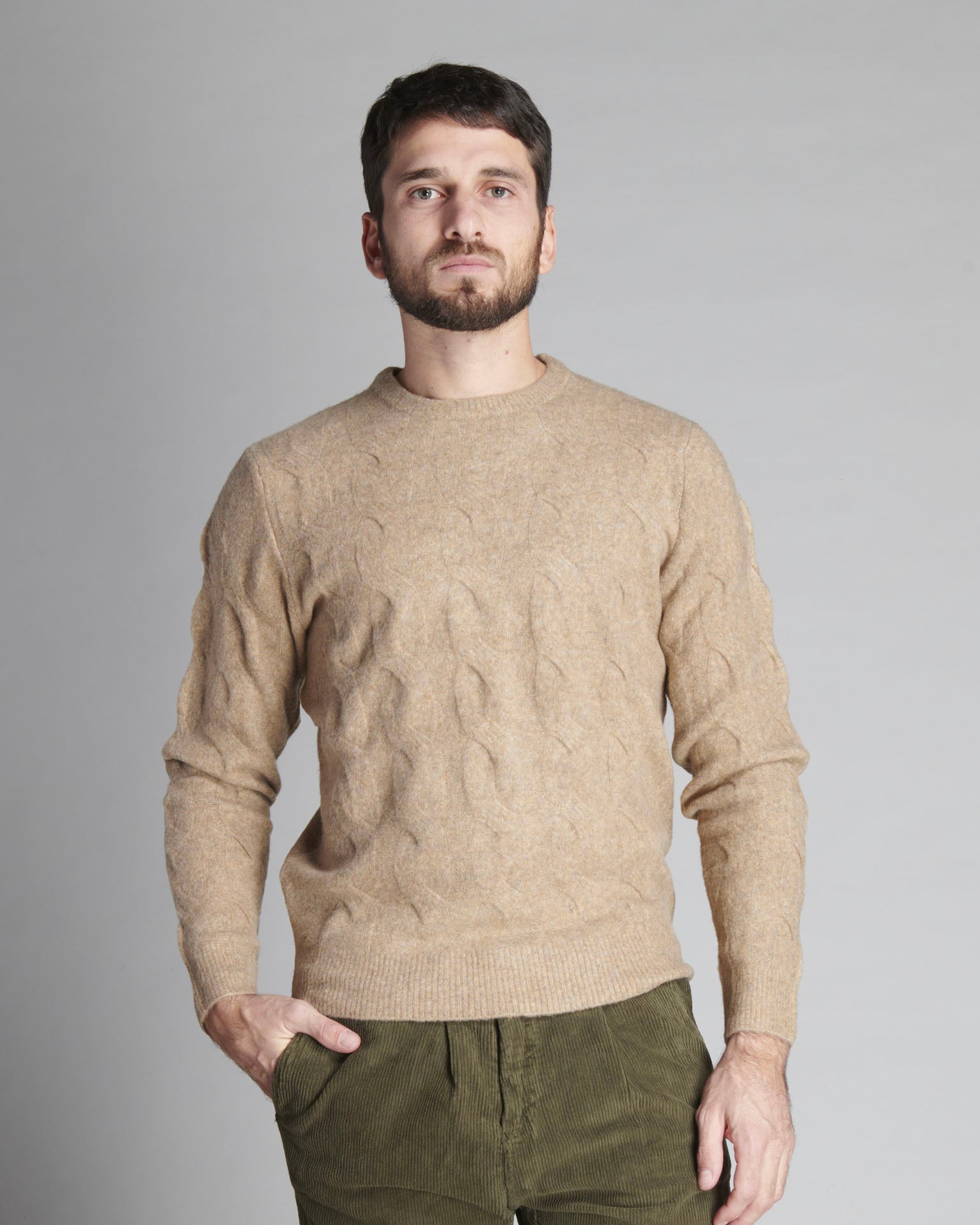 SWL1830 PULLOVER SOFT STRUTTURA TRECCE