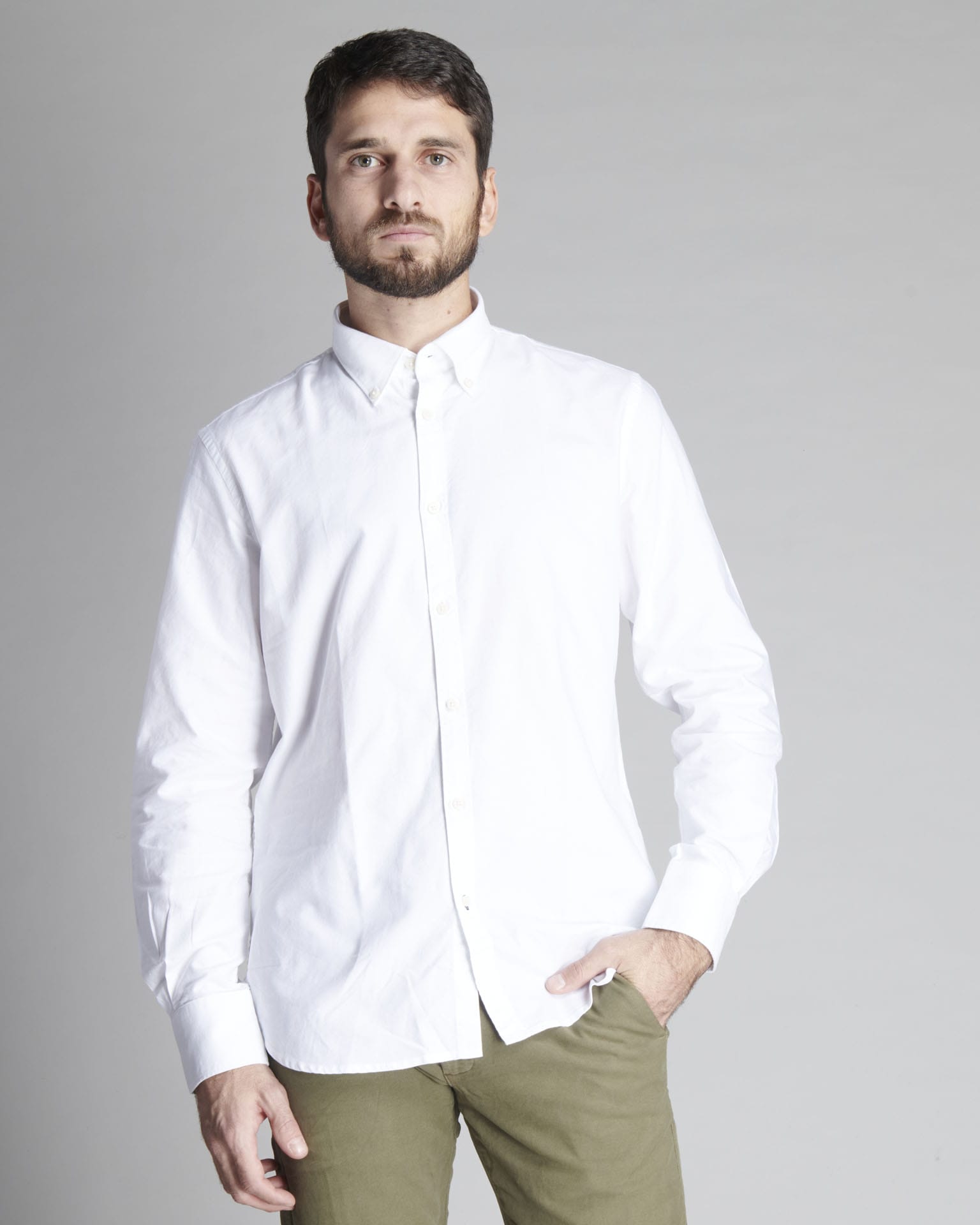 SHL1846 CAMICIA BUTTON DOWN OXFORD