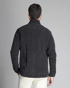 OVER SHIRT IN VELLUTO COSTE PICCOLE
