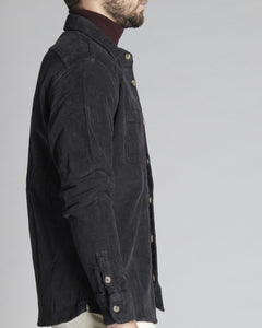 OVER SHIRT IN VELLUTO COSTE PICCOLE
