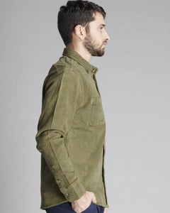 OVER SHIRT IN VELLUTO COSTE PICCOLE